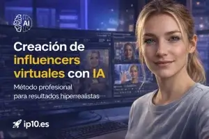 Creación de influencer virtual hiperrealista con inteligencia artificial y flujo profesional de trabajo